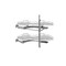 Rev-A-Shelf Steel, Gray, 33 in W, 24.44 in H, 21.88 in D, 21.88 in L, Gray 5372-15-GR-L - alternate 1
